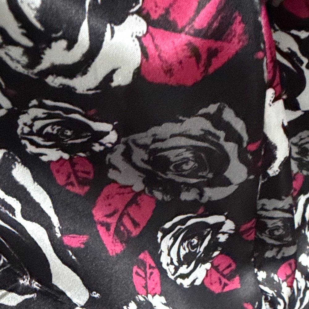 Betsey Johnson Black Trench Coat with Side Lacing Detail - Picture 9 of 10